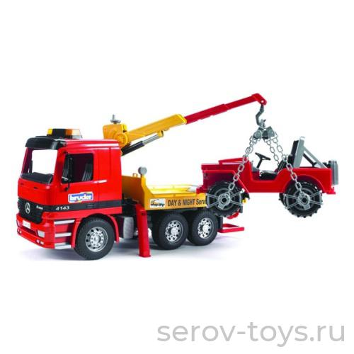 Эвакуатор 01-666 МВ с портативным краном и внедорожником (СПЕЦПРЕДЛОЖЕНИЕ)