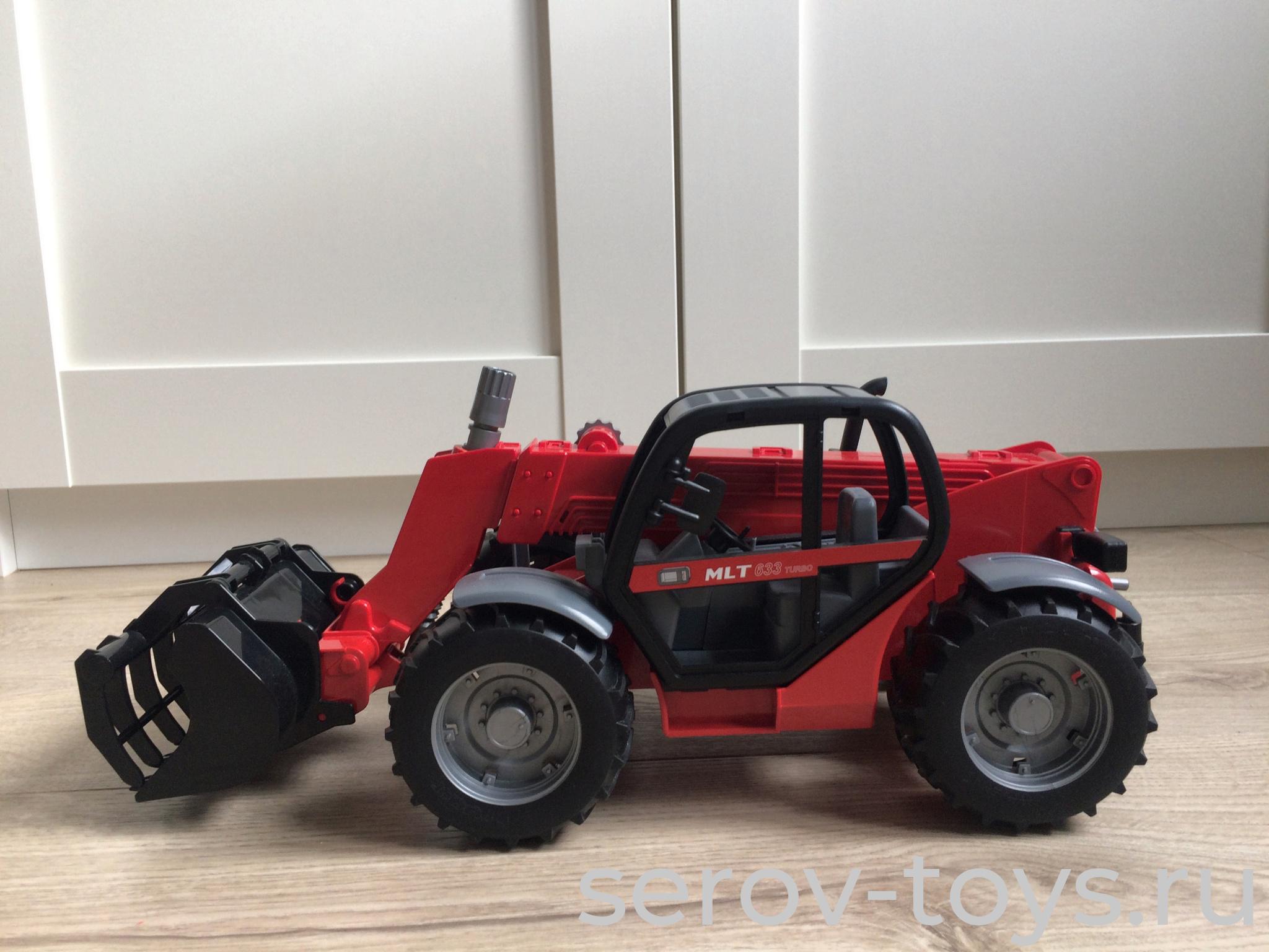 Погрузчик 02-125 колесный Manitou MLT 633 с телескопическим ковшом