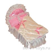 Кроватка д/куклы КР-160  35см металл Стройтехсервис