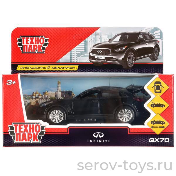 Модель Технопарк INFINITI QX70 Черная QX70-BK  в кор