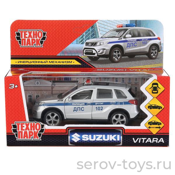 Модель Технопарк SUZUKI VITARA Полиция VITARA-12POL-SR Серебро в кор