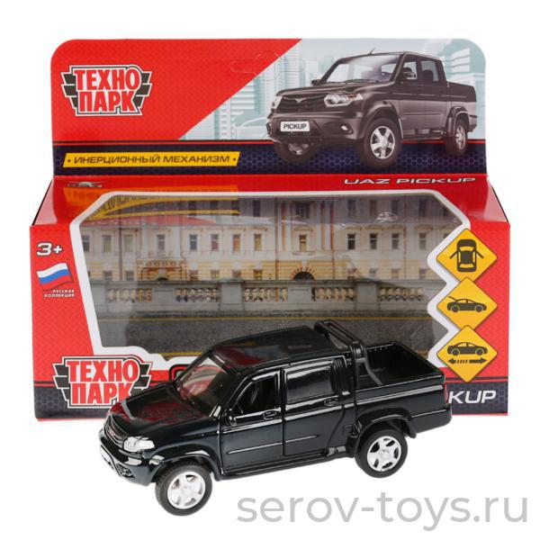 Модель Технопарк UAZ PICKUP-BK Черный в кор