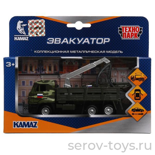Модель Технопарк KAMAZ Эвакуатор + БТР SB-19-29-A-WB в кор
