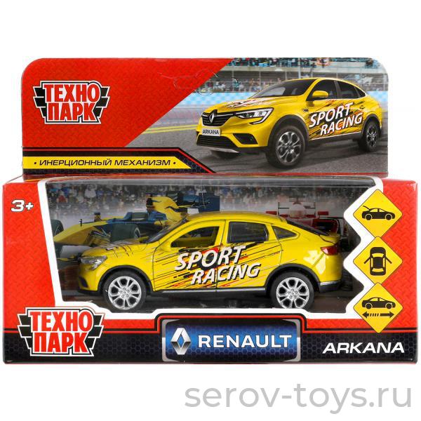 Модель Технопарк Renault Arkana Спорт ARKANA-12SRT-YE Желтый в кор