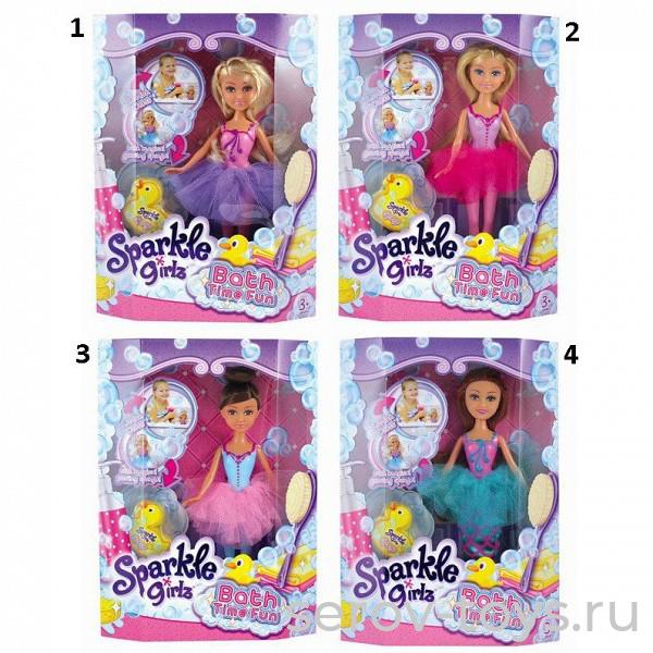 Sparkle Girlz Кукла для ванной 24047 меняет цвет в кор