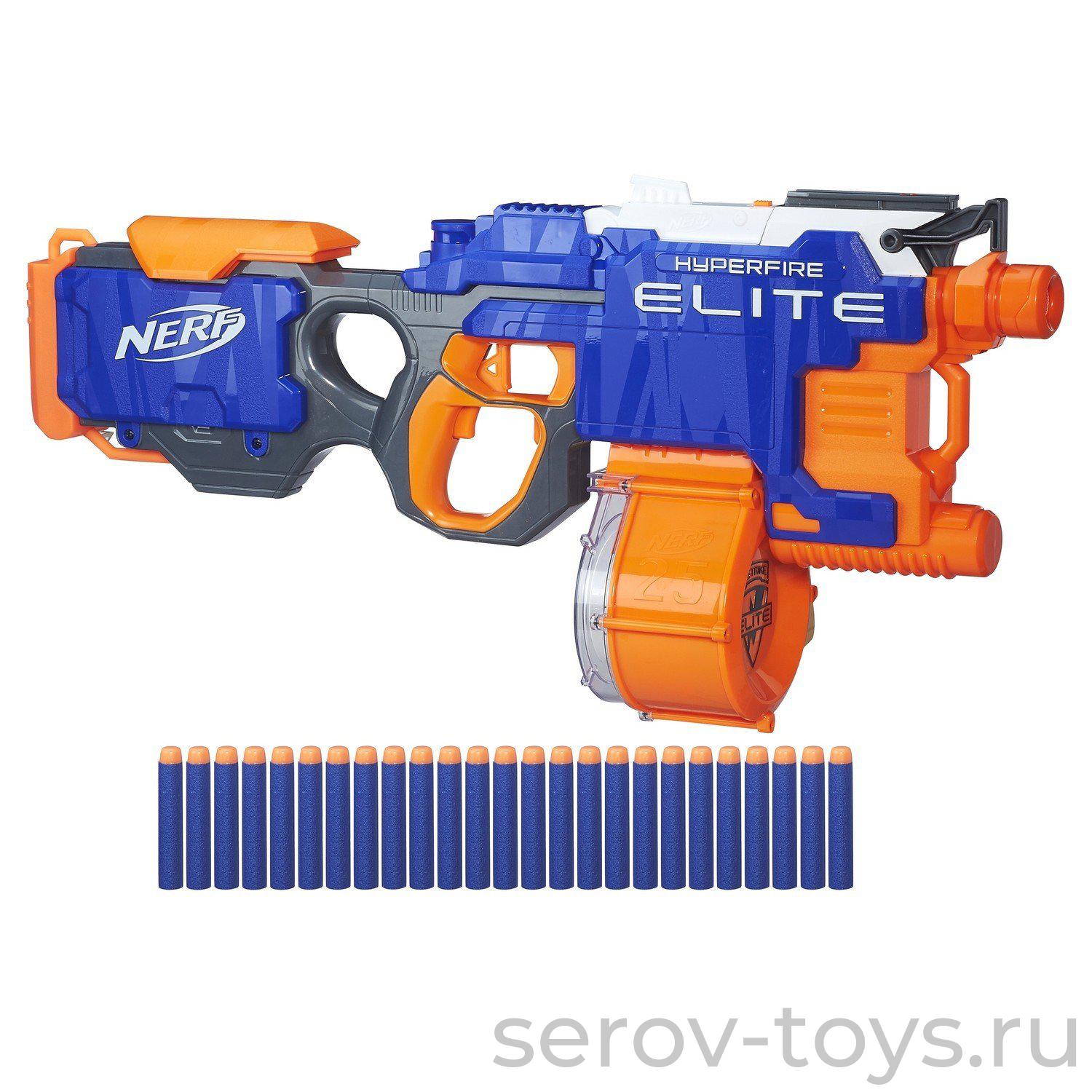 Бластер В5573 NERF  Элит Хайперфайр