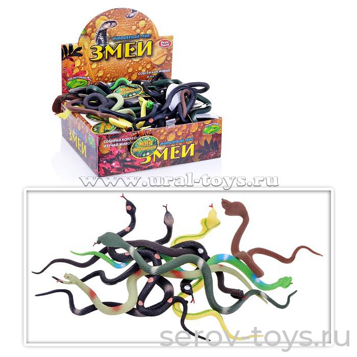Набор животных 7214 Змея тянучки 22см