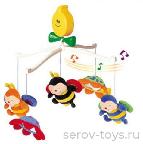 Карусель Крутящиеся муз. игрушки Пчелка 10322 КА322 (СПЕЦПРЕДЛОЖЕНИЕ)