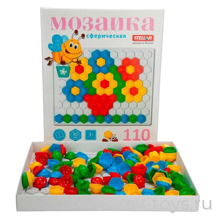 Мозаика 01038 30мм 110шт сферическая в кор  Стеллар
