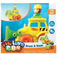 Игрушка Машинка 32623,32624 Нажми и поедет (32623 Бетономешалка)