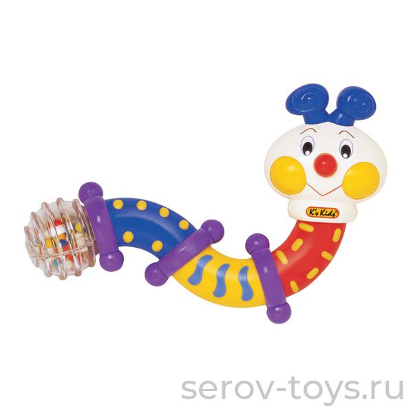 Игрушка развивающая гусеница (гремит) 10307 КА307 (для детей от 9 месяцев)
