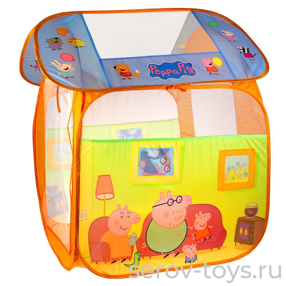 Палатка Домик игровой GFA-PEPPA-R Свинка Пеппа 83 х 80 х 105см в сумке