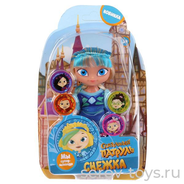 Сказочный патруль SP20-15-S-RU-BL Снежка 15см на листе Карапуз