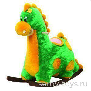 Качалка Динозаврик 203A меховой БАКС