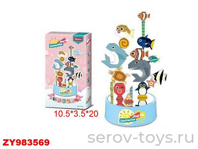 Конструктор Sluban 38-1803 Морской мир магнитный в кор