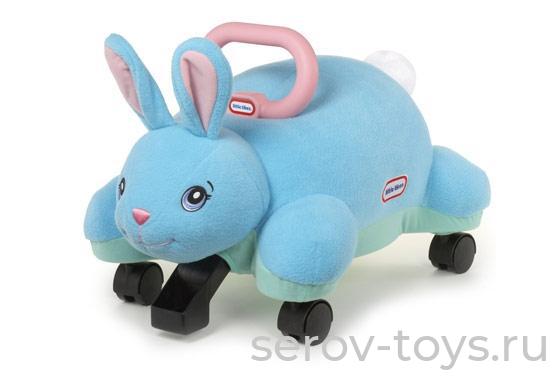 СТОПЦЕНА Каталка Зайчик 629501 мягкая СКИДКА 30% с 15.07.2023