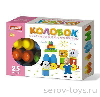Конструктор Колобок и компания 03020 25 дет.в кор Стеллар