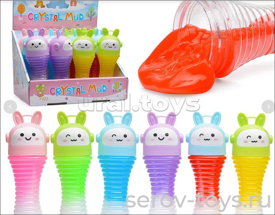 Жвачка для рук 00-6020 Зайчик в банке