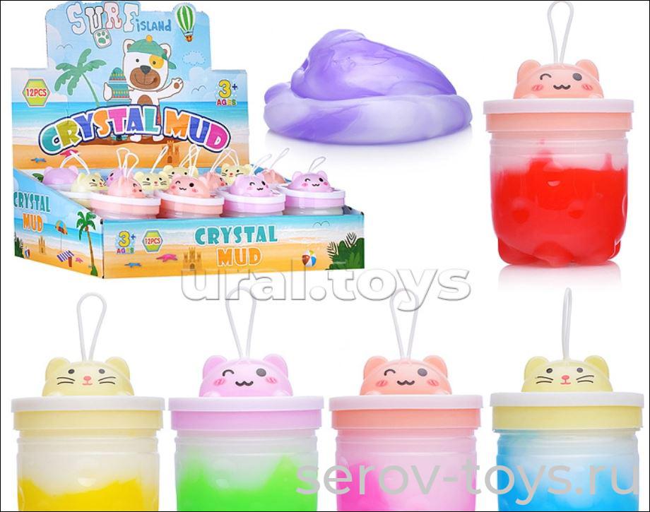 Жвачка для рук 00-4208 Озорной зверек в банке