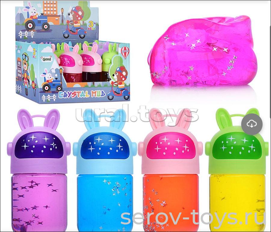 Жвачка для рук 00-4222 Космический зайчик в банке