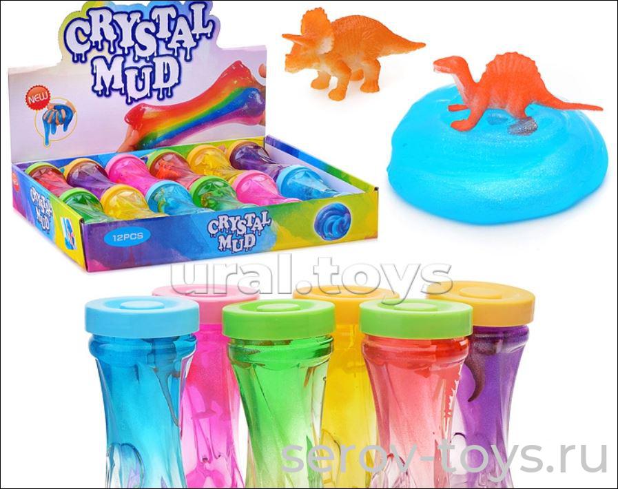 Жвачка для рук 00-2659 Динозавры в банке