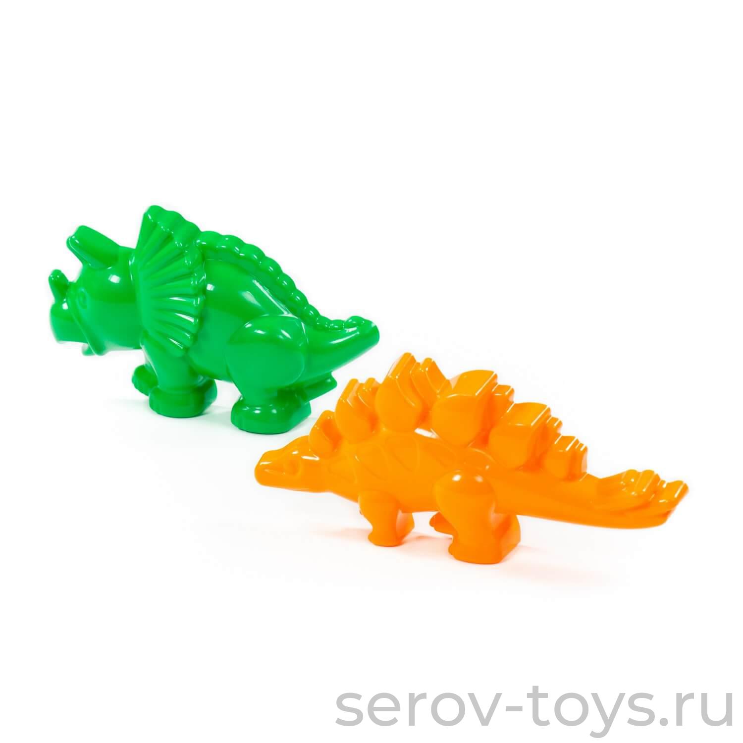 Формочки 2 шт Динозавры 57426 ПОЛЕСЬЕ