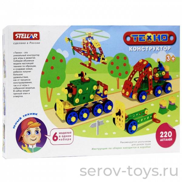 Конструктор Техно Военный набор 220 дет. 02033 Стеллар