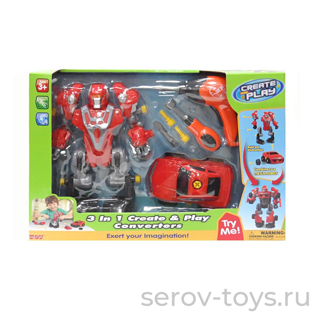 Робот трансформер 4350 + шуруповерт (в кор)