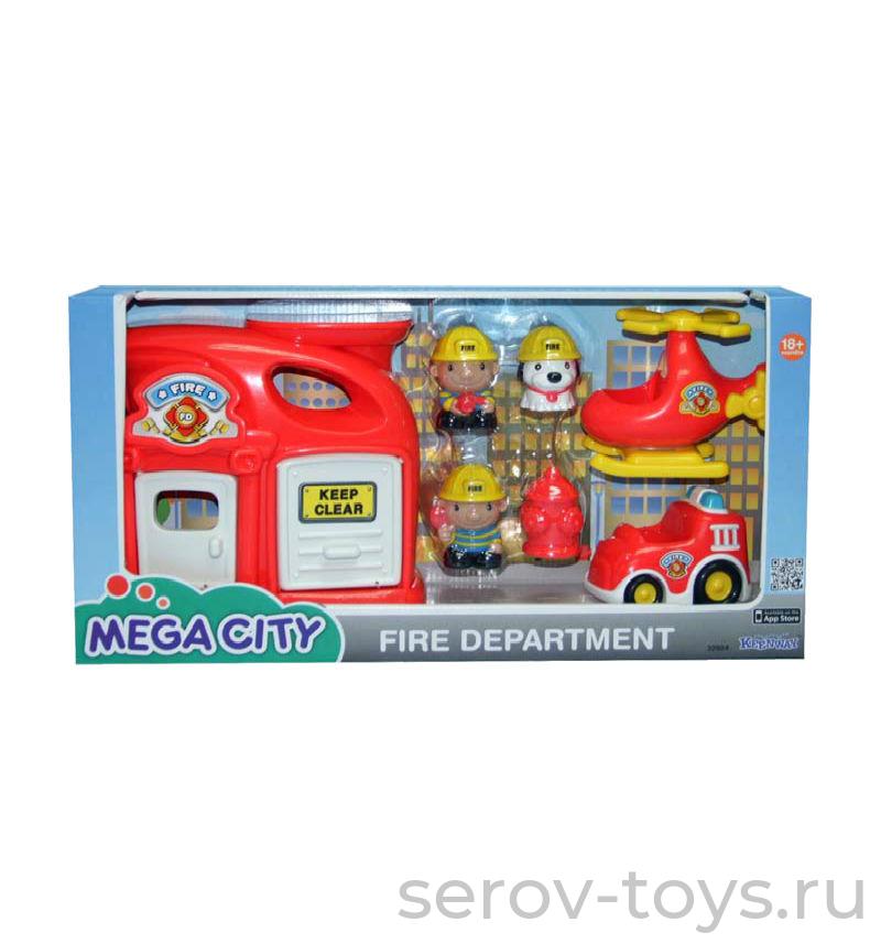 Набор игровой 32804 Пожарная станция Серия Мега Сити (дефект упаковки -20%)