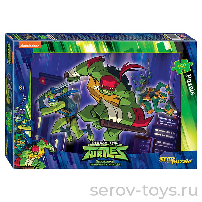 Пазл 160 Черепашки Ниндзя 94094 Степ