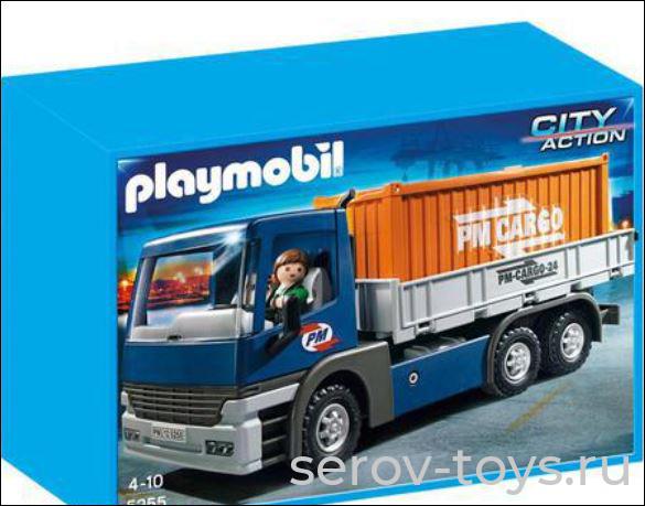 Порт 5255pm Грузовой автомобиль с контейнером