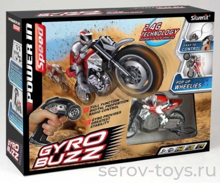 Мотоцикл на р/у 82414 Гиро Басс (Gyro Buzz) с гироскопом