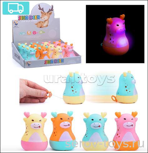 Заводная игрушка 2226-A12 Игривая коровка 12шт в кор