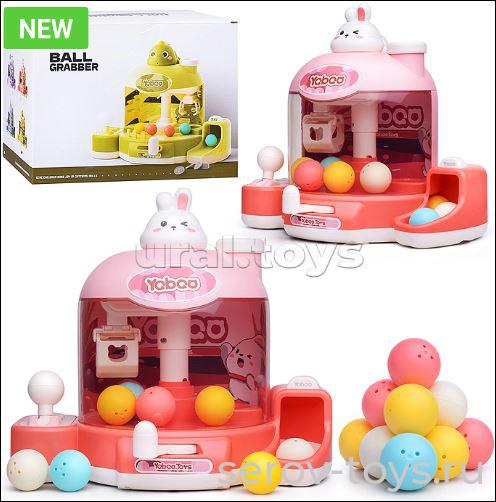 Автомат игрушек 33609 Хваталка Кролик на бат в кор