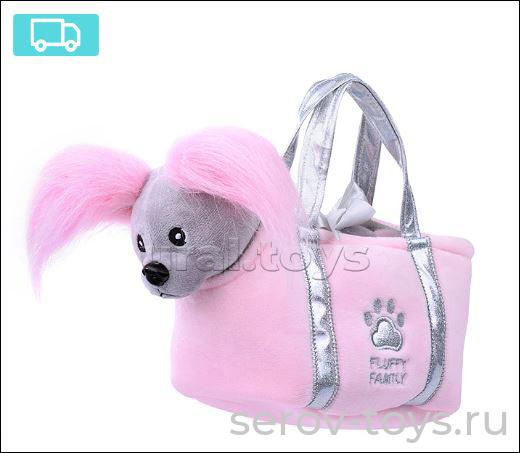 Китайская хохлатая в сумочке 682151 Fluffy Family