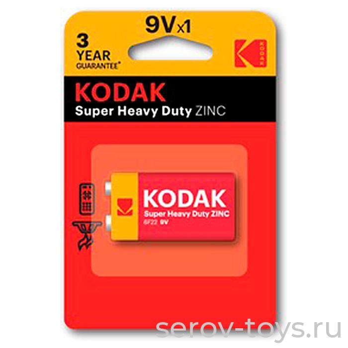 Элемент питания 6F22 Kodak на листе 1шт K9VHZ-1B