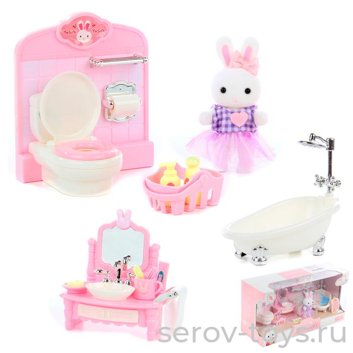 Набор 6620 Ванная комната Зайки в кор