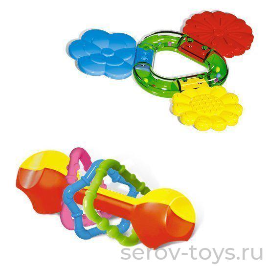 Погремушка 01585 подарочный набор №5 в пак Стеллар 2шт