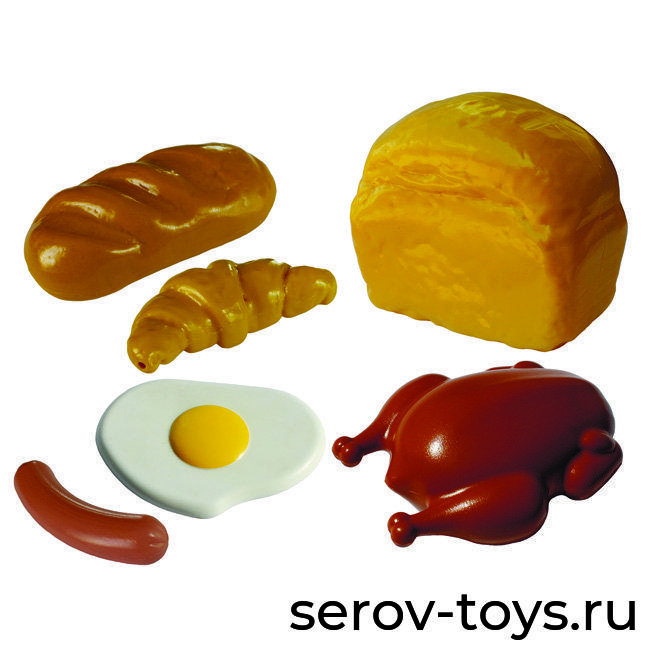 Набор Продукты У549 в пак(хлеб, батон,курица, сосиски и др)