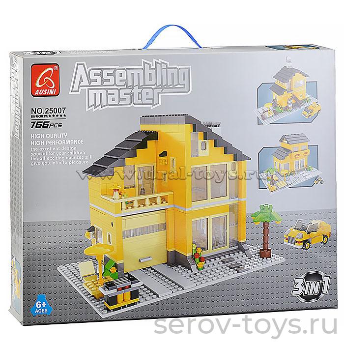 Конструктор 25007 Дом 2-х этажный 766дет Ausini