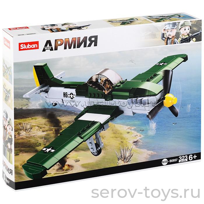 Брик Sluban 38-0857 Армия Самолет 323 дет