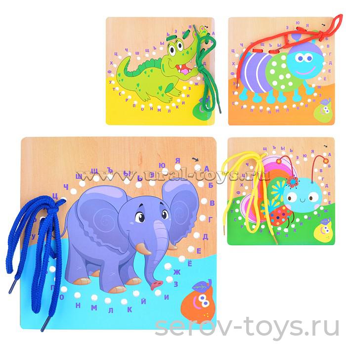 Шнуровка D0312 в ассортим Щепочка