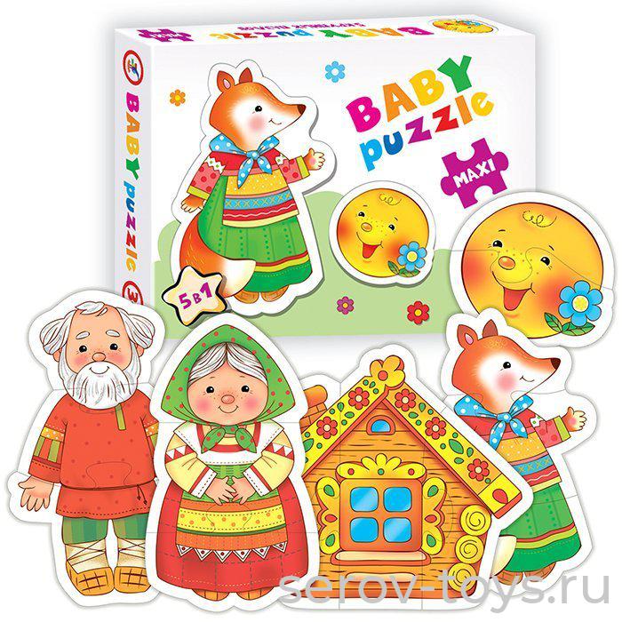 Пазл Baby Puzzle Колобок 4075 Макси в кор Дрофа Медиа