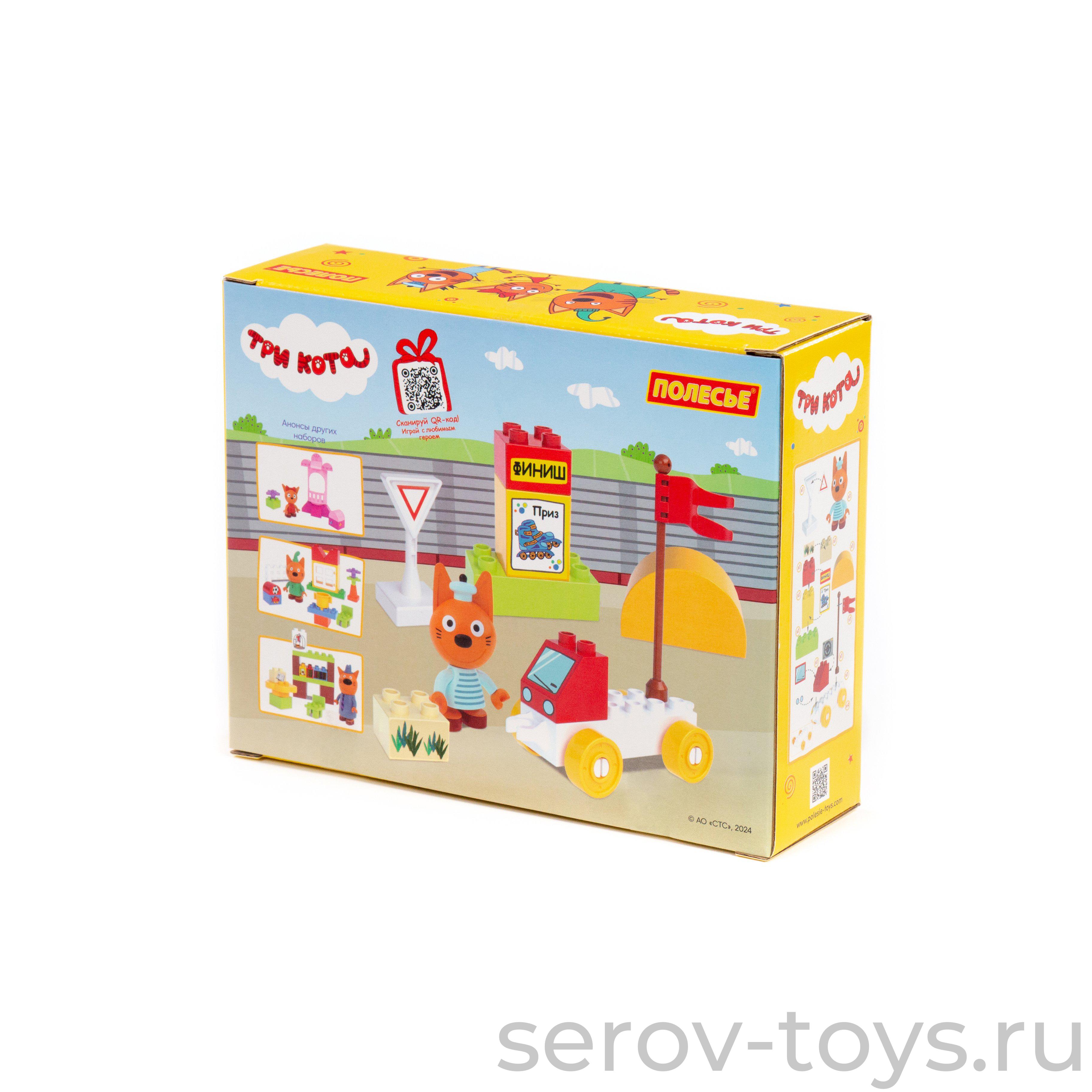 Конструктор Макси Три кота 75854 Коржик и большие гонки 15 дет ПОЛЕСЬЕ