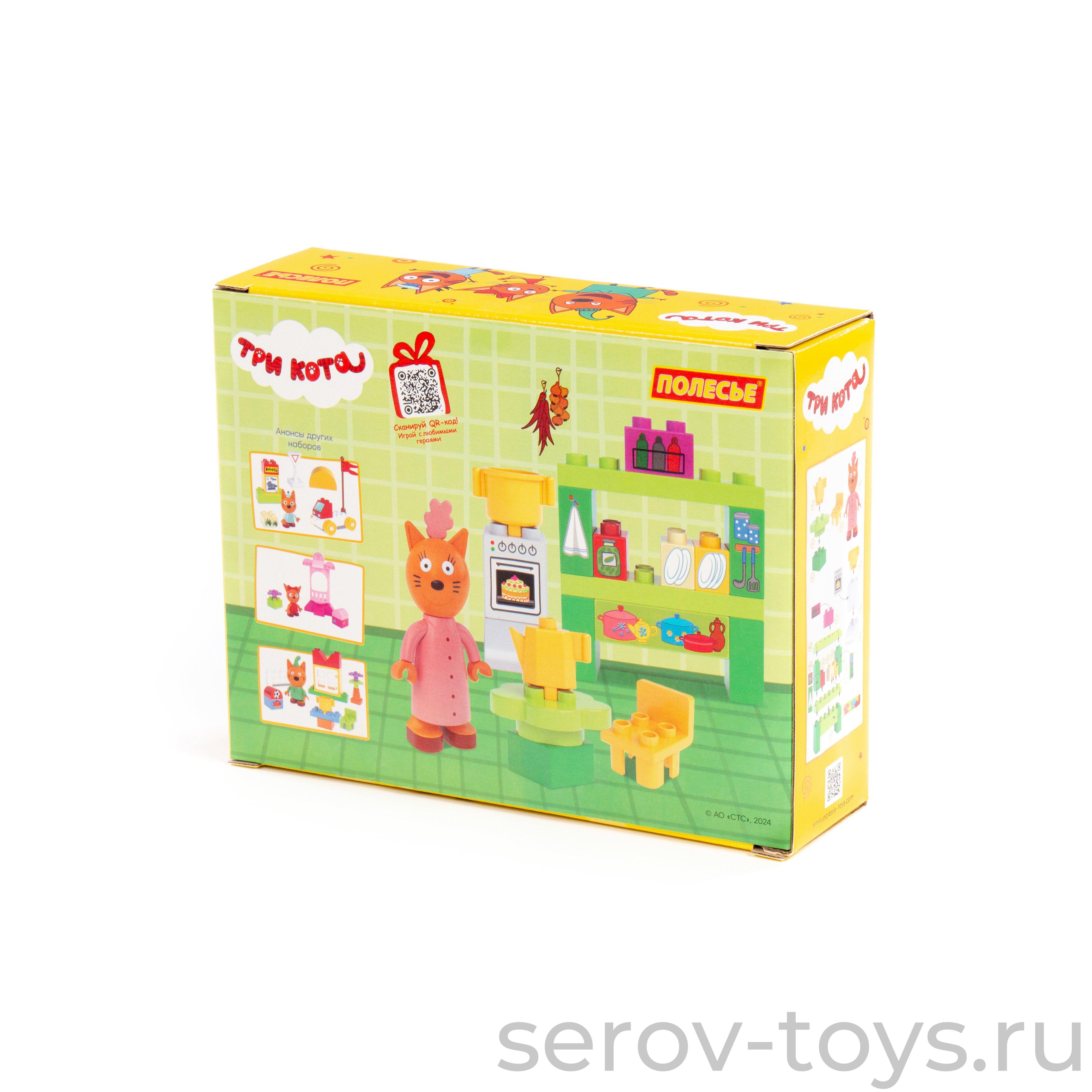 Конструктор Макси Три кота 75861 Мама на кухне 19 дет ПОЛЕСЬЕ