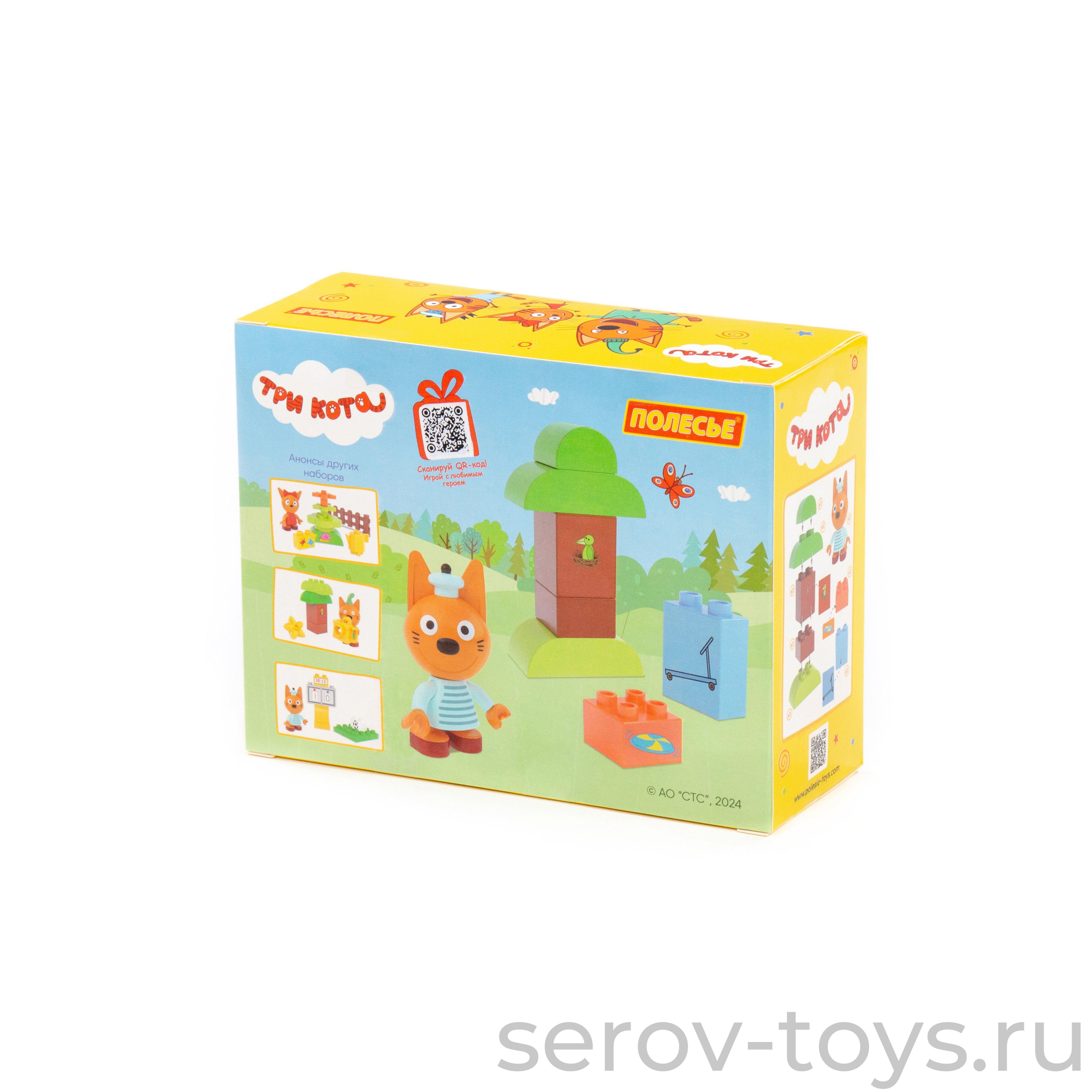 Конструктор Макси Три кота 63745 Коржик на прогулке 8 дет ПОЛЕСЬЕ