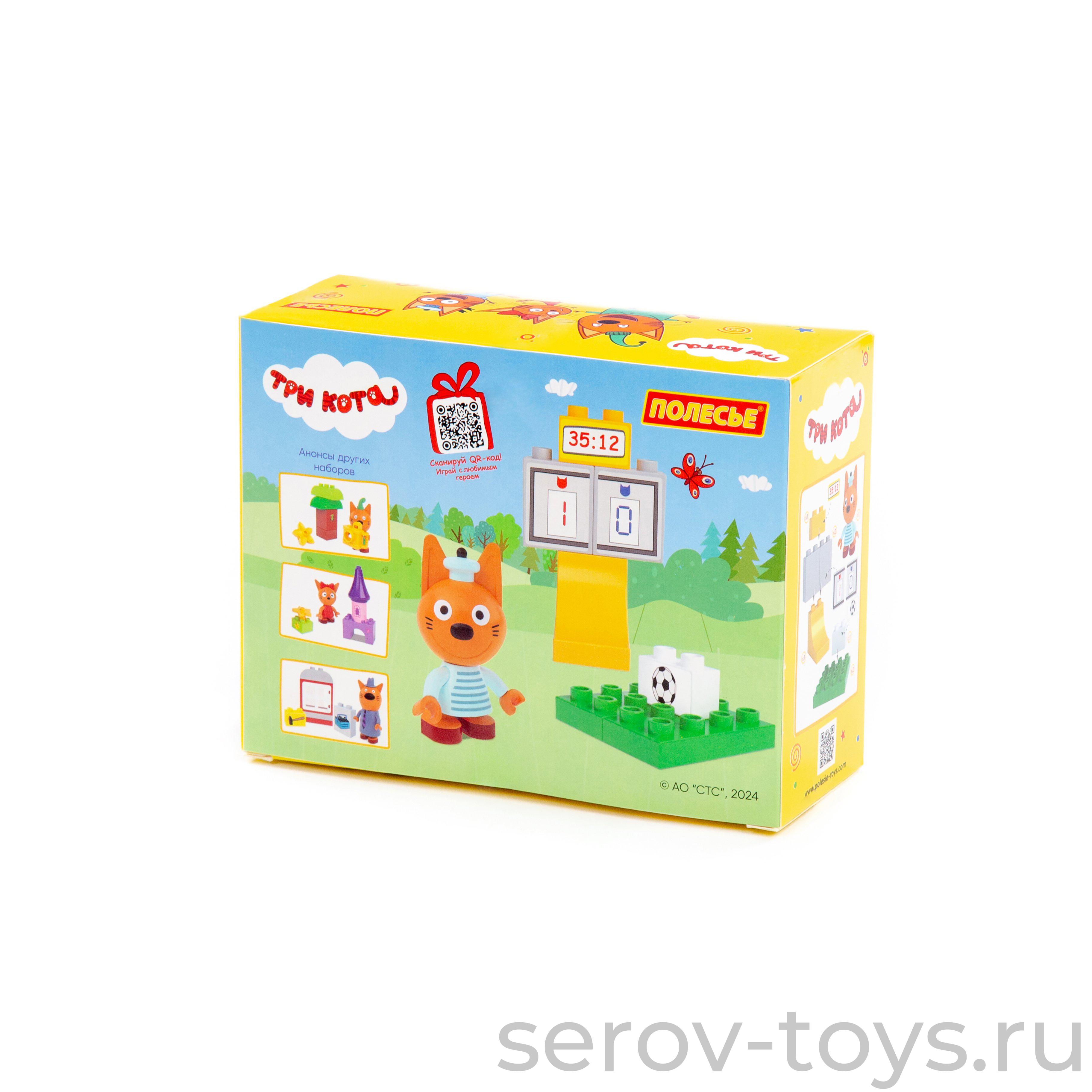 Конструктор Макси Три кота 63776 Коржик на стадионе 8 дет ПОЛЕСЬЕ