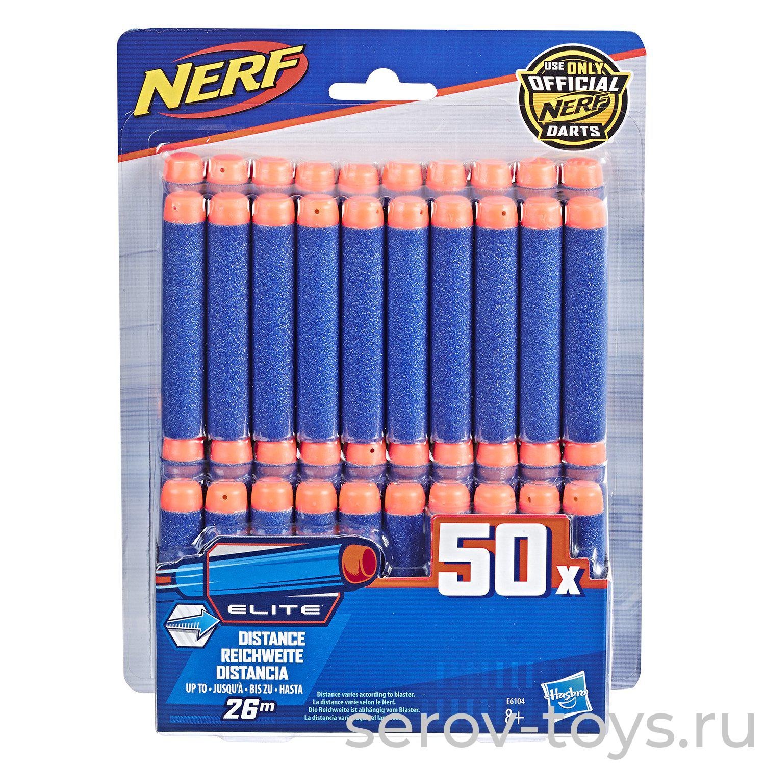 Набор 6104 NERF стрел к Бластерам ( 50 шт)