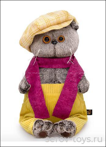 Басик в кепке и шарфе 30 см Ks30-224 Budi Basa