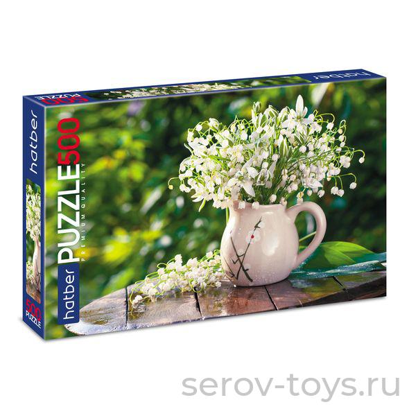 Premium Пазл 500 Нежный букет 18991 Хатбер